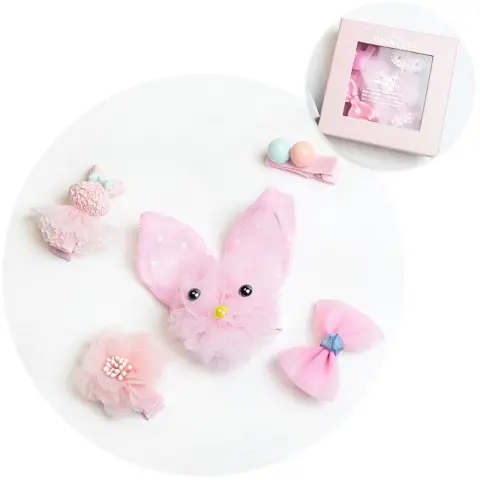Children's Card Hair Accessories Set