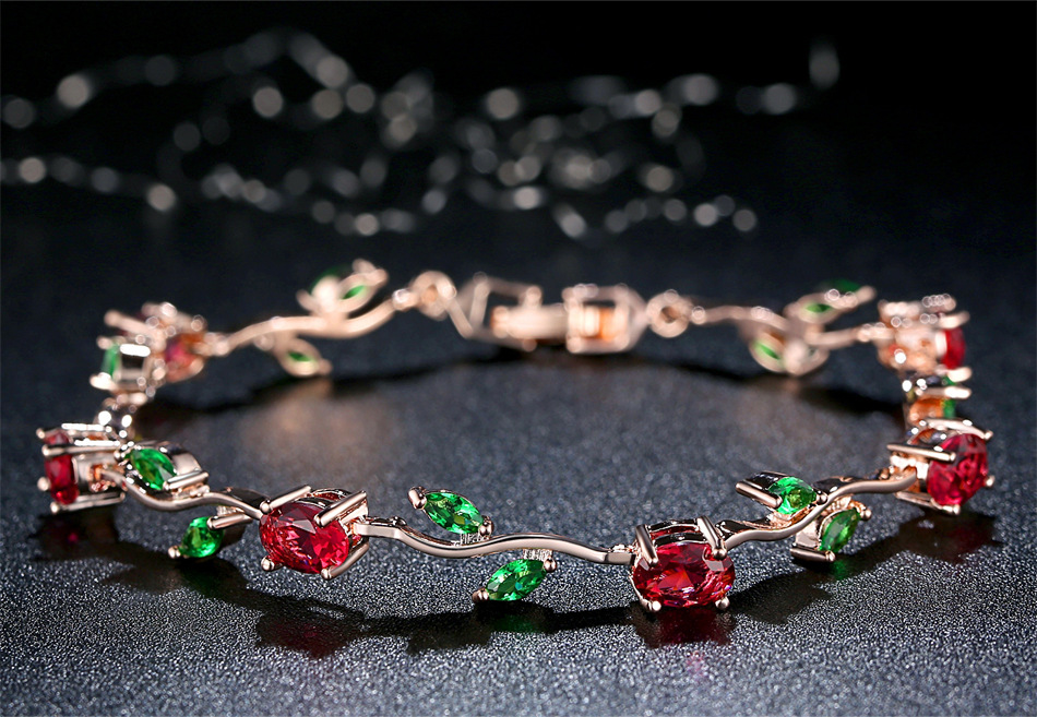 Plated crystal ladies bracelet — foto 2