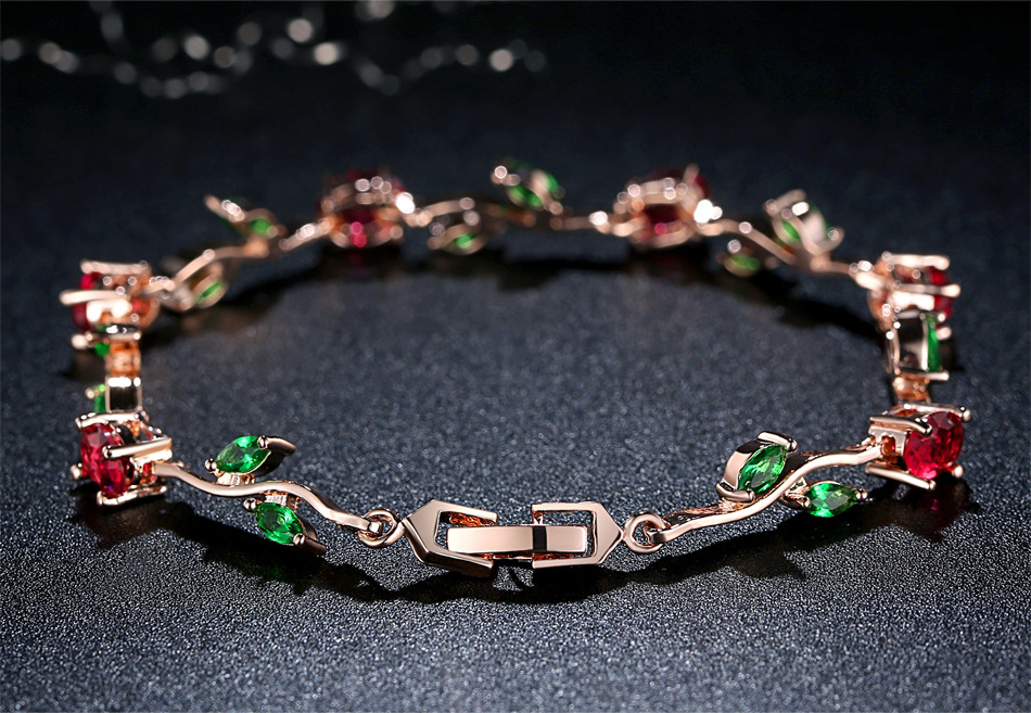 Plated crystal ladies bracelet — foto 3