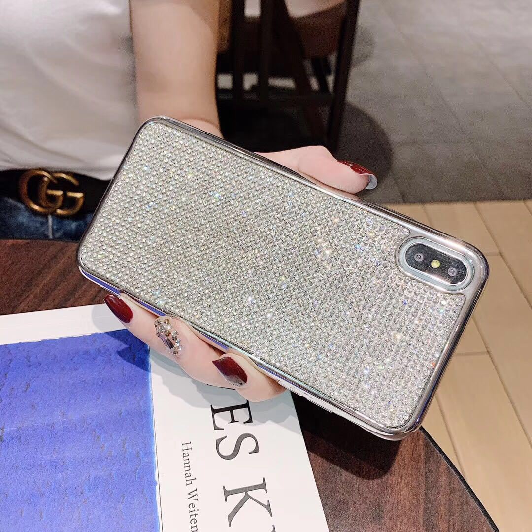 Electroplating drill mobile phone case