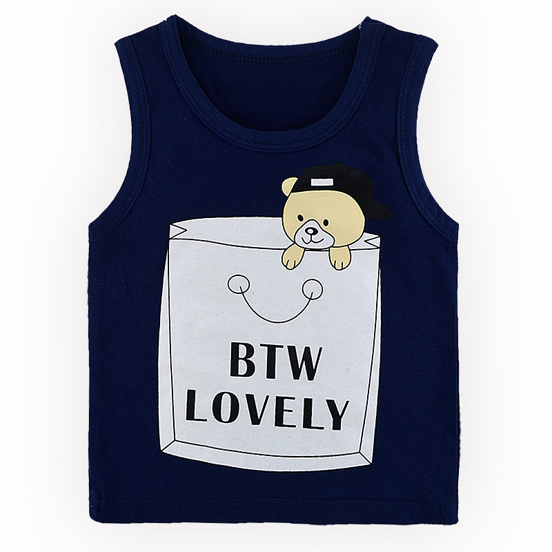 Children's cotton sleeveless vest — photo 1