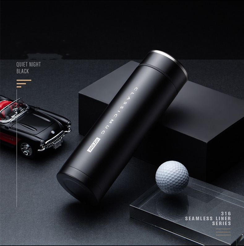 Stainless steel portable high-grade insulated water cup