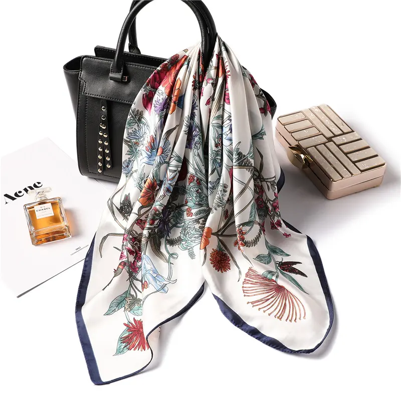 Silk Scarf Imitation