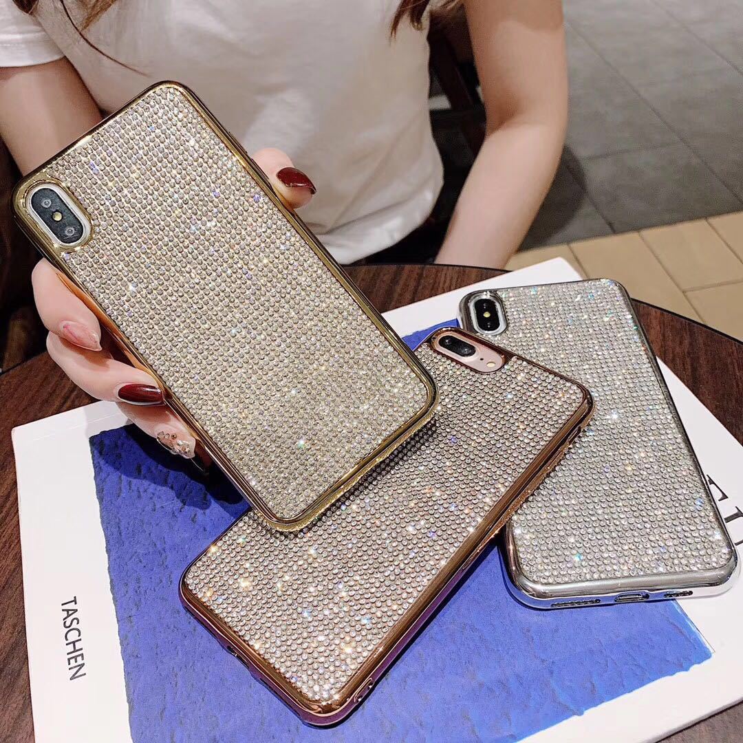 Electroplating drill mobile phone case