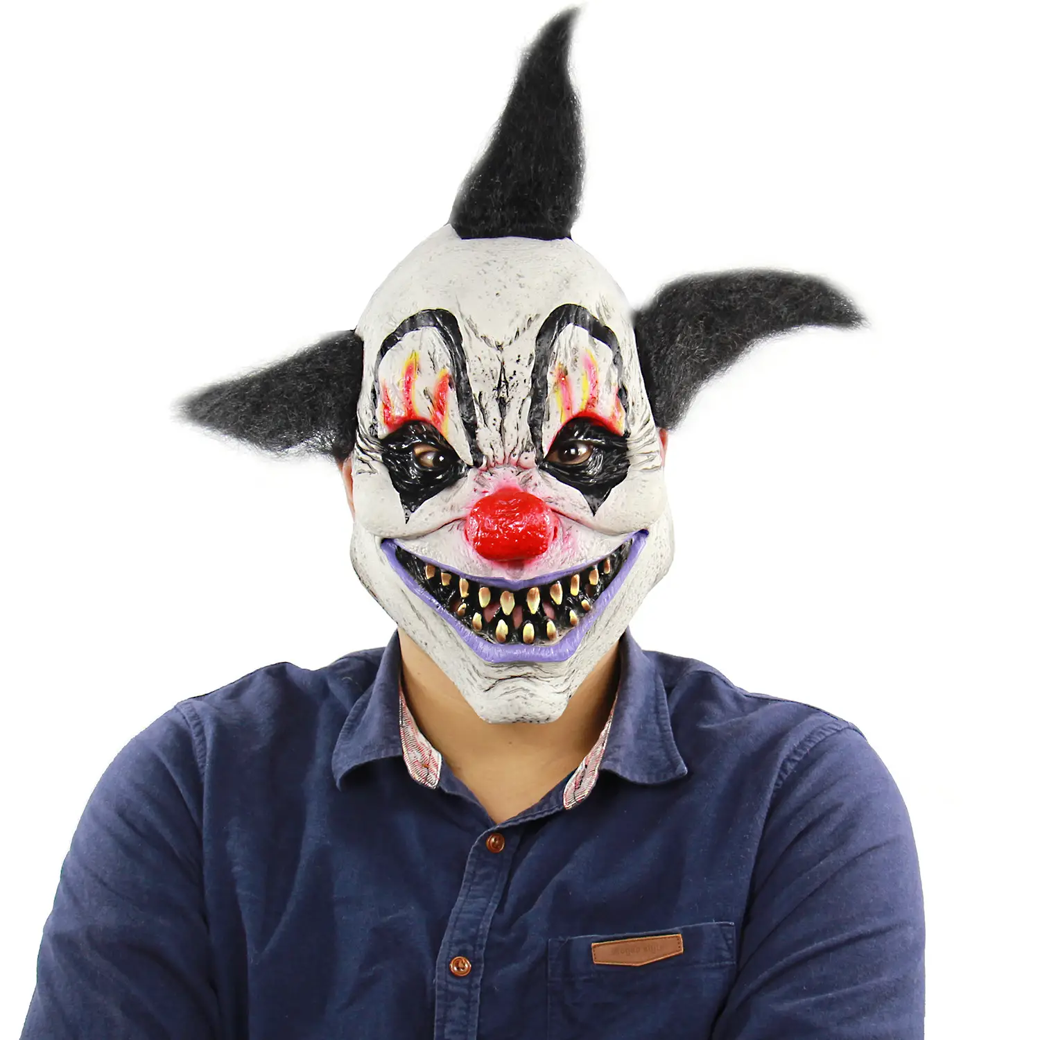 Scary Clown Latex Mask, photo 2
