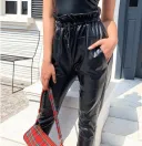 Trousers Skinny Leather Pants 