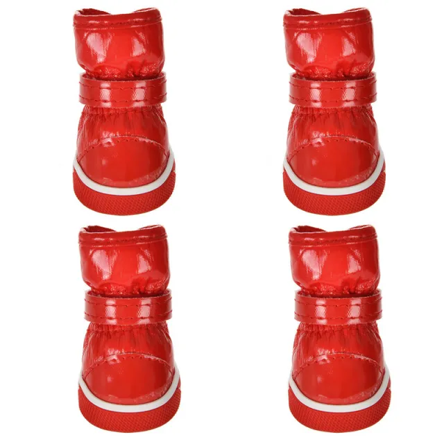 Pet cotton shoes ski boots Red - Shop at LoveMi