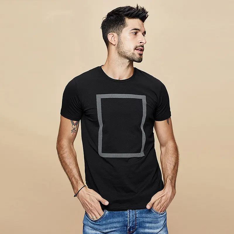 Slim fit short sleeve men's t-shirt