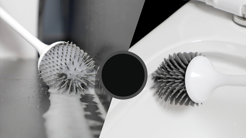 UV disinfection and sterilization toilet brush