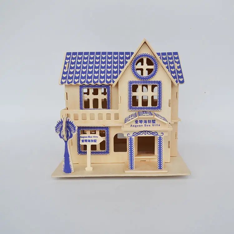 Wooden house model