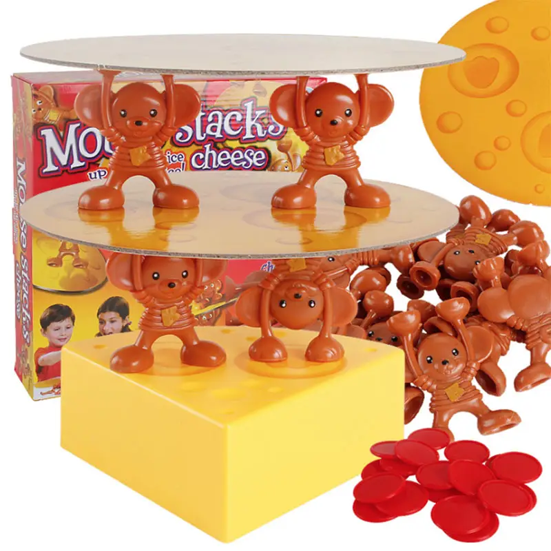Mouse stacking cake cheese educational toys