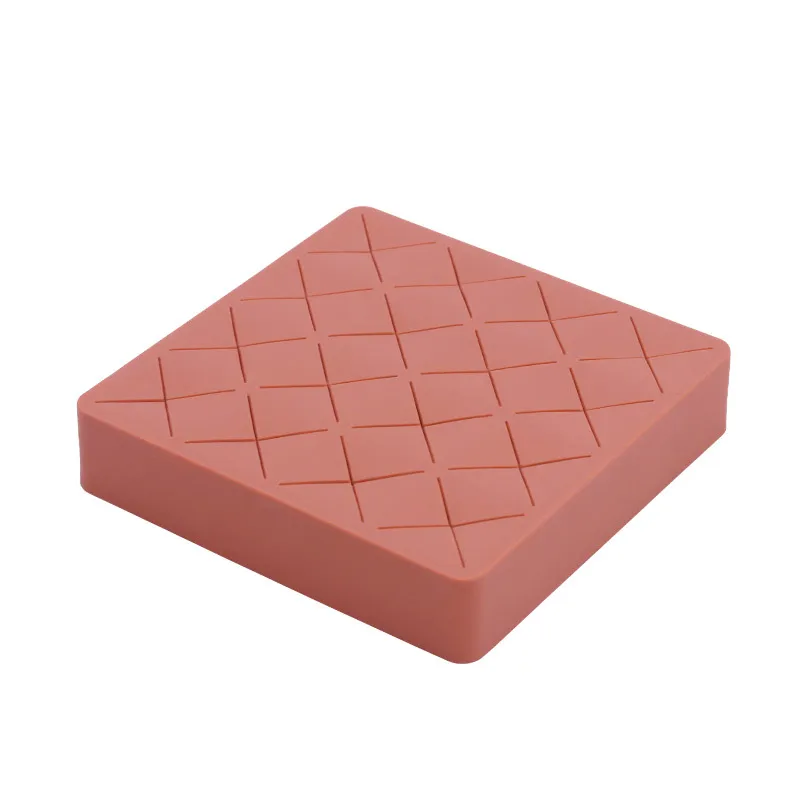 16 Grid Silicone Lipstick Storage Box - Purple