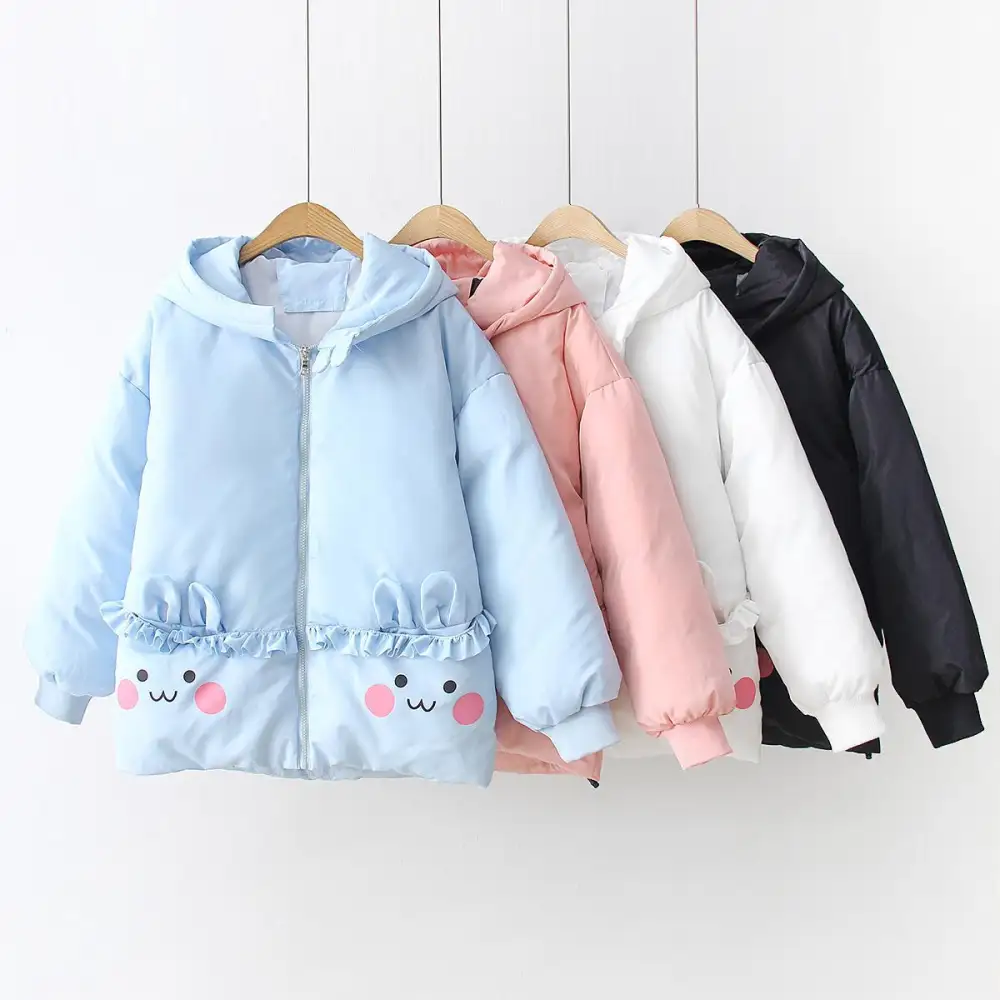 Hooded Thick Warm Cotton Padded Jacket
