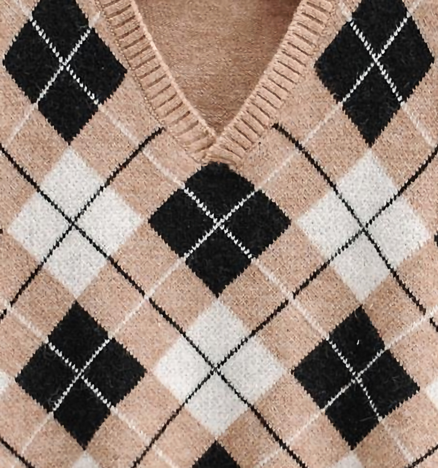 صديري محاك بدون ياقة