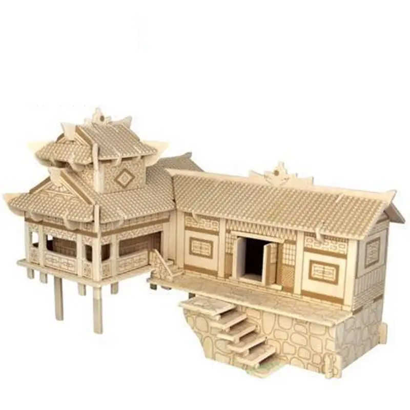 Intellectual toy house building model