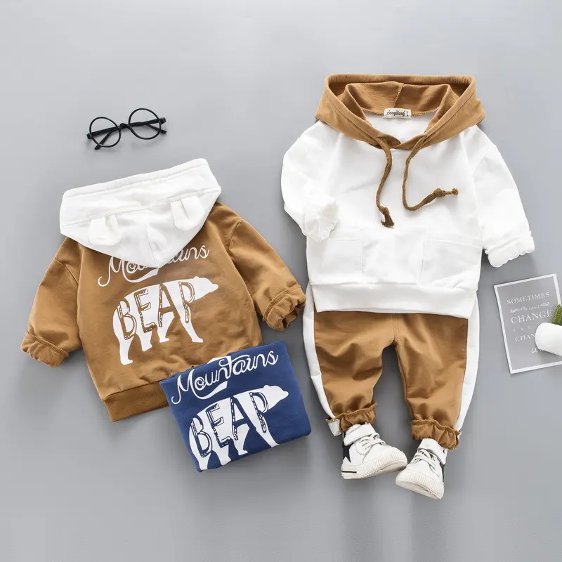 Western Style 1 Year Old Baby Sweater Two-piece