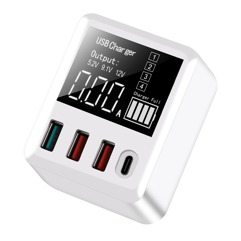 30W multi usb four port charger