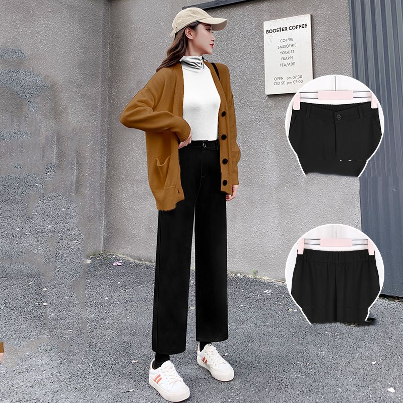 Chiffon wide-leg pants