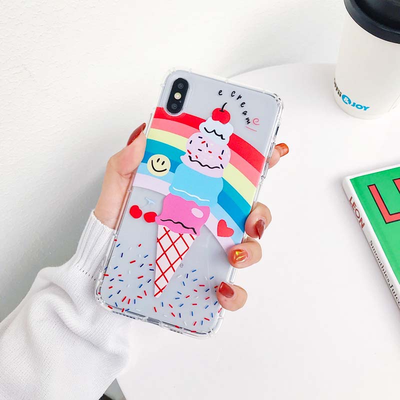 Compatible with Apple , Ice cream transparent phone case - Image 3
