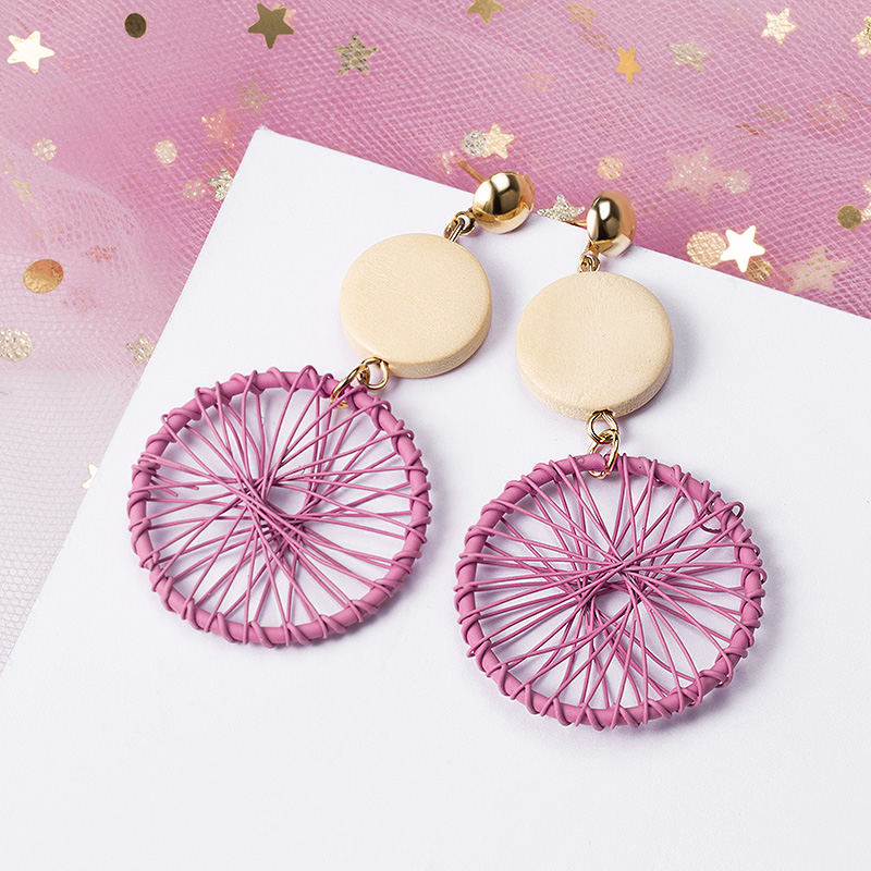 Retro fashion Sequin Earrings
