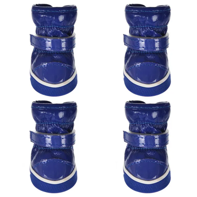 Pet cotton shoes ski boots Blue - Shop at LoveMi