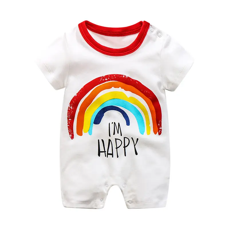 Short-sleeved romper baby romper