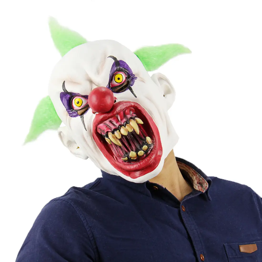 Scary Clown Latex Mask, photo 3