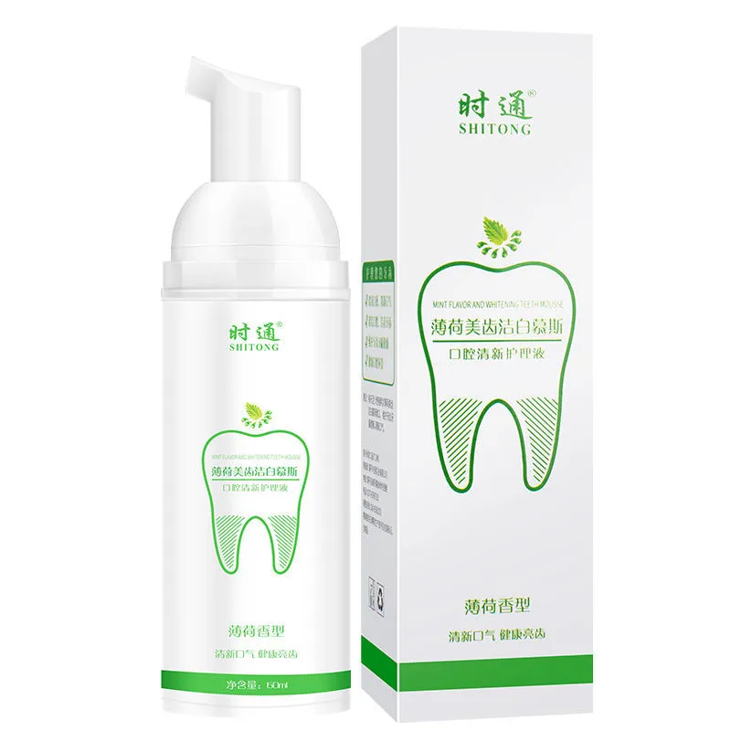 Cleansing Mousse Foam Toothpaste - Green 60Ml