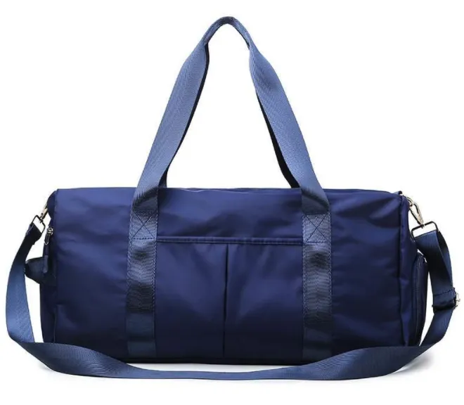 Dry and wet separation sports gym bag - Blue