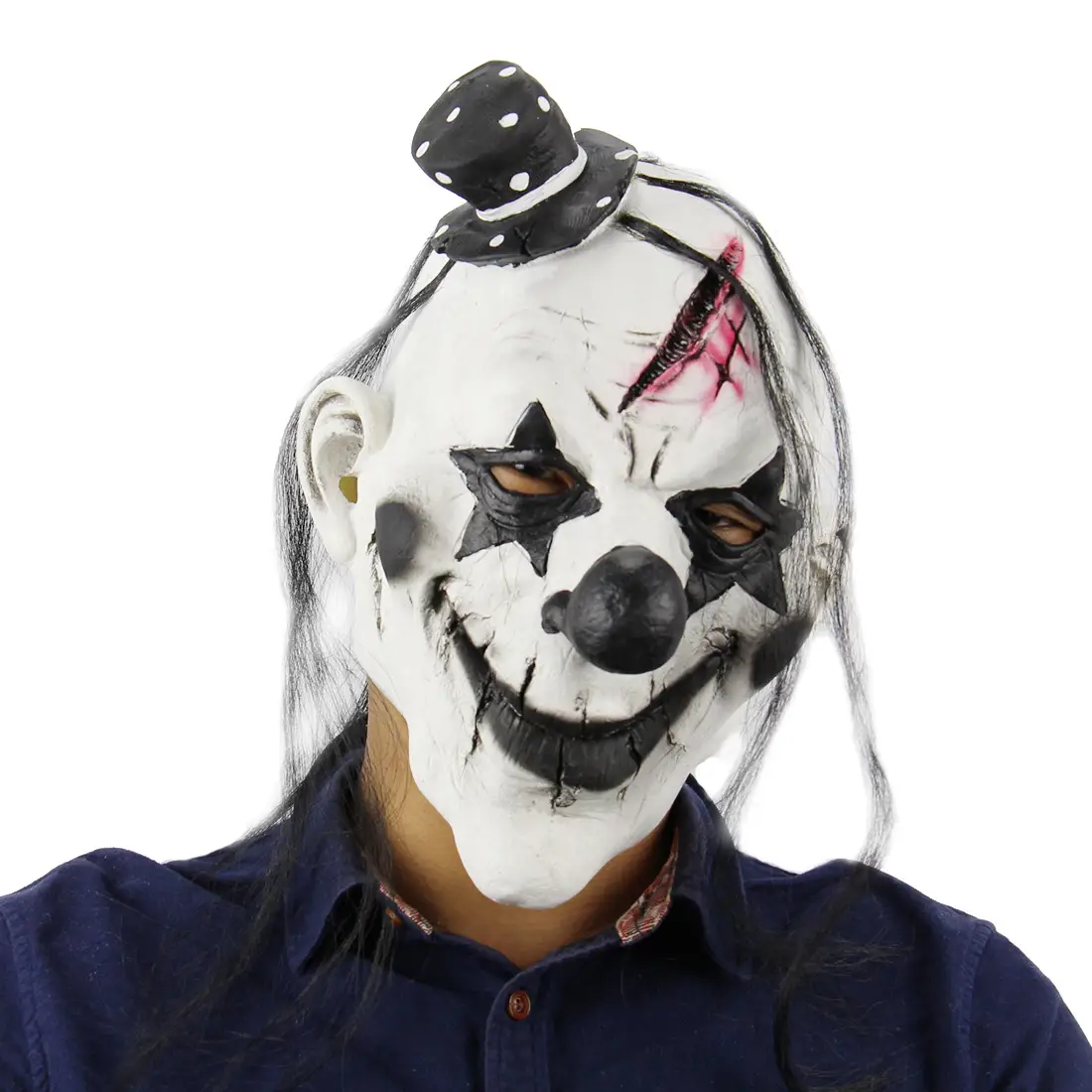 Scary Clown Latex Mask