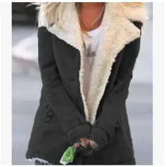 Women Winter Warm Coats New Style - Black - View 1