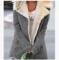 Women Winter Warm Coats New Style - Grey - View 1
