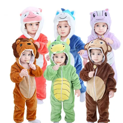Animal Cartoon Romper