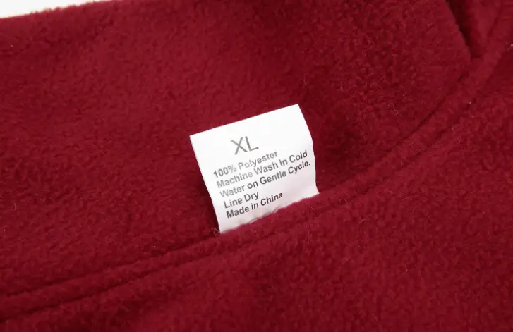 Polar fleece clothing wear vest on both sides