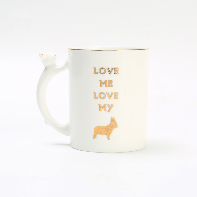 Fauvism Pitbull Bone China Mug
