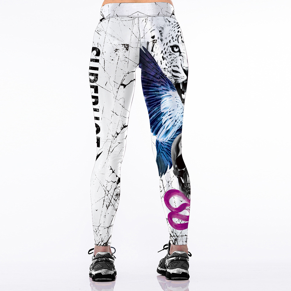 Digital printing robot leggings
