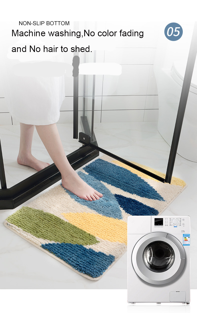 Microfiber top fast drying bath mat Style 3 - Shop at LoveMi