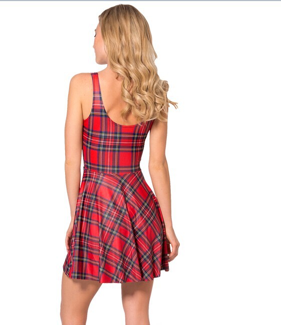 British Plaid pleated skirt