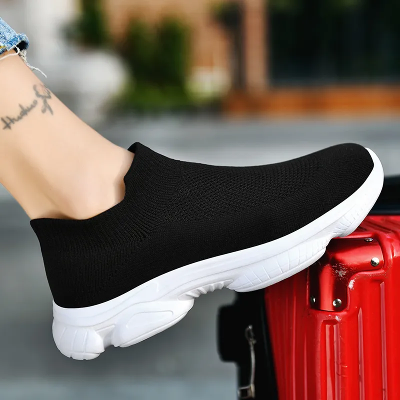 One-step stretch sock shoes - Black