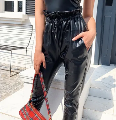 Trousers skinny leather pants - Shop at LoveMi