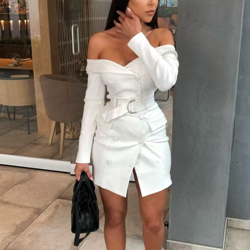 Sexy one-shoulder dress
