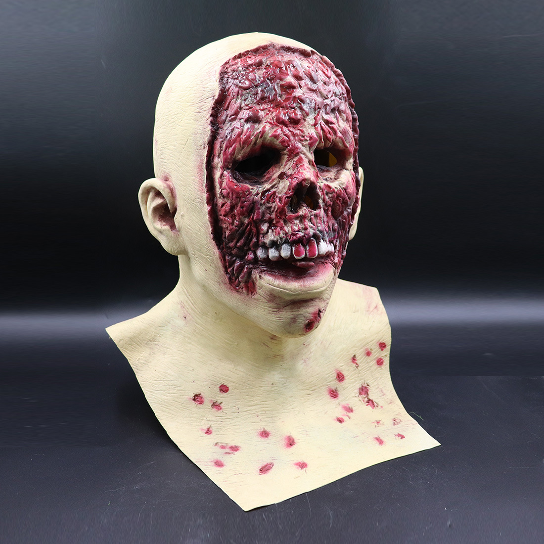 Scary Skull Latex Headgear — foto 3