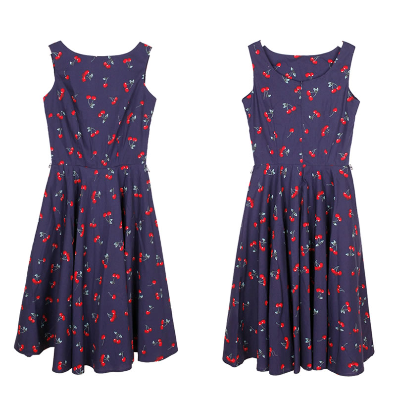 Retro little cherry dress