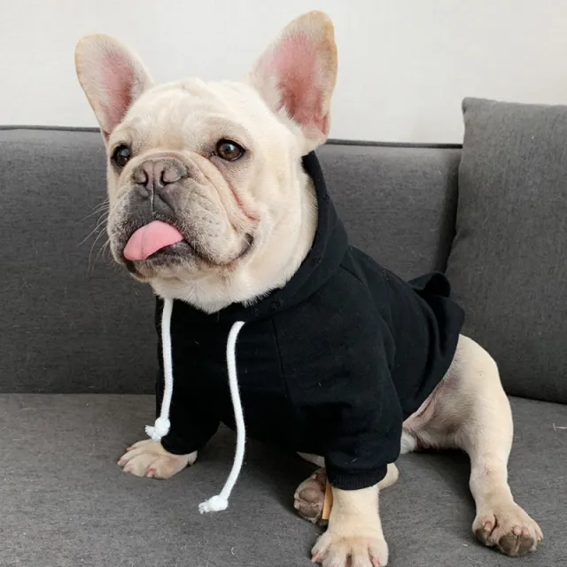 Pet with fleece hoodie Black - Shop at LoveMi
