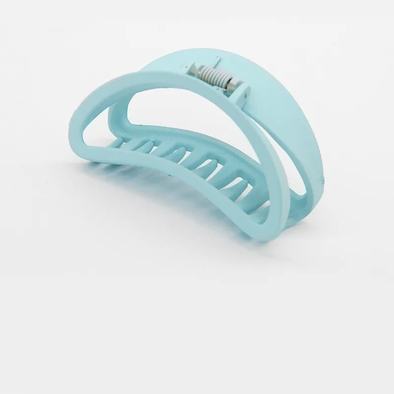 Acrylic frosted hair gripping clip paw hair clip - 3 Light Blue