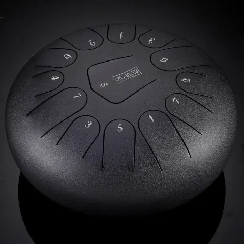 12-inch 13-tone Empty Color Drum Instrument