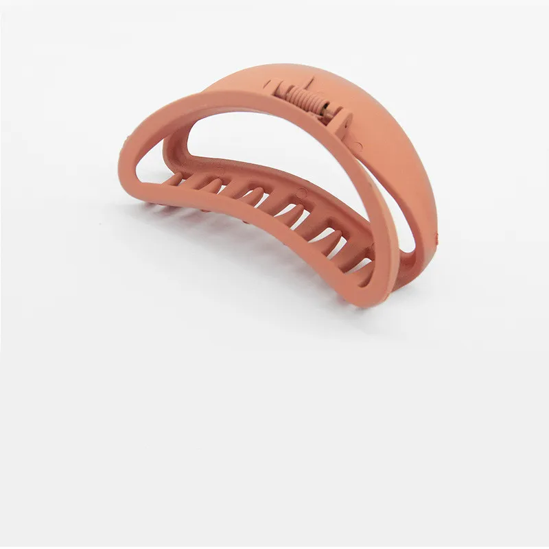 Acrylic frosted hair gripping clip paw hair clip - 2 Orange