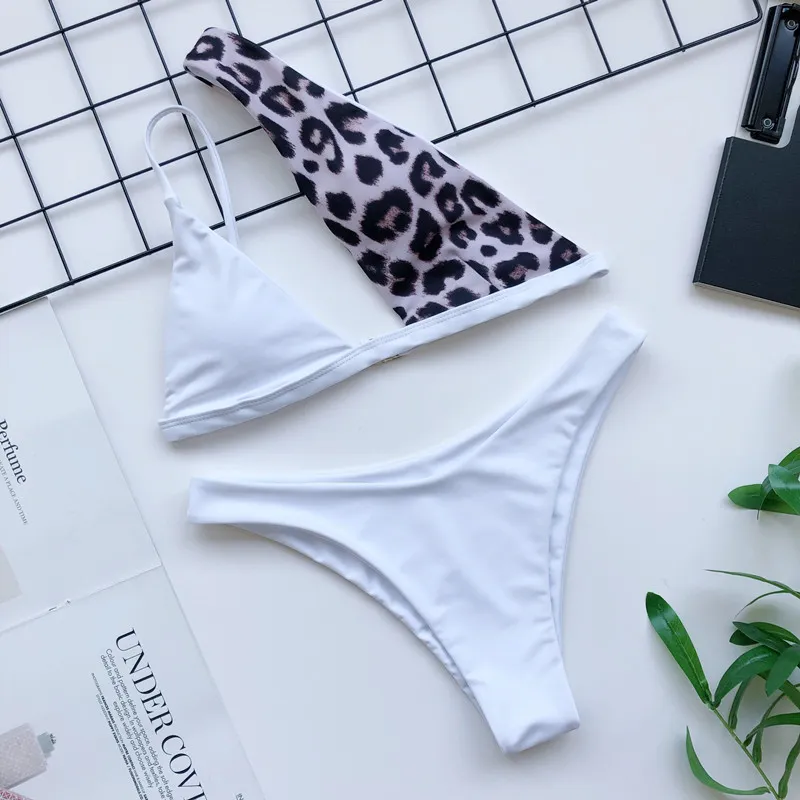 Ladies bikini two-piece suit - Leopard