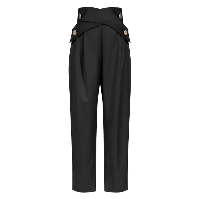 Cross strap radish pants Black - Shop at LoveMi