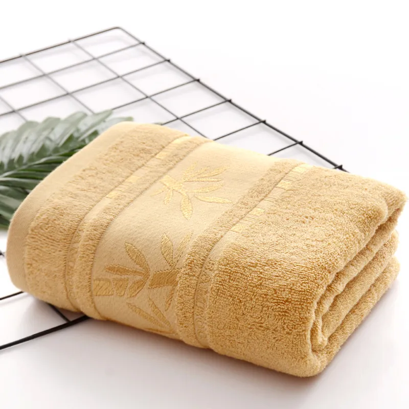 Bamboo Cellulose Jacquard Bath Towel - Coffee